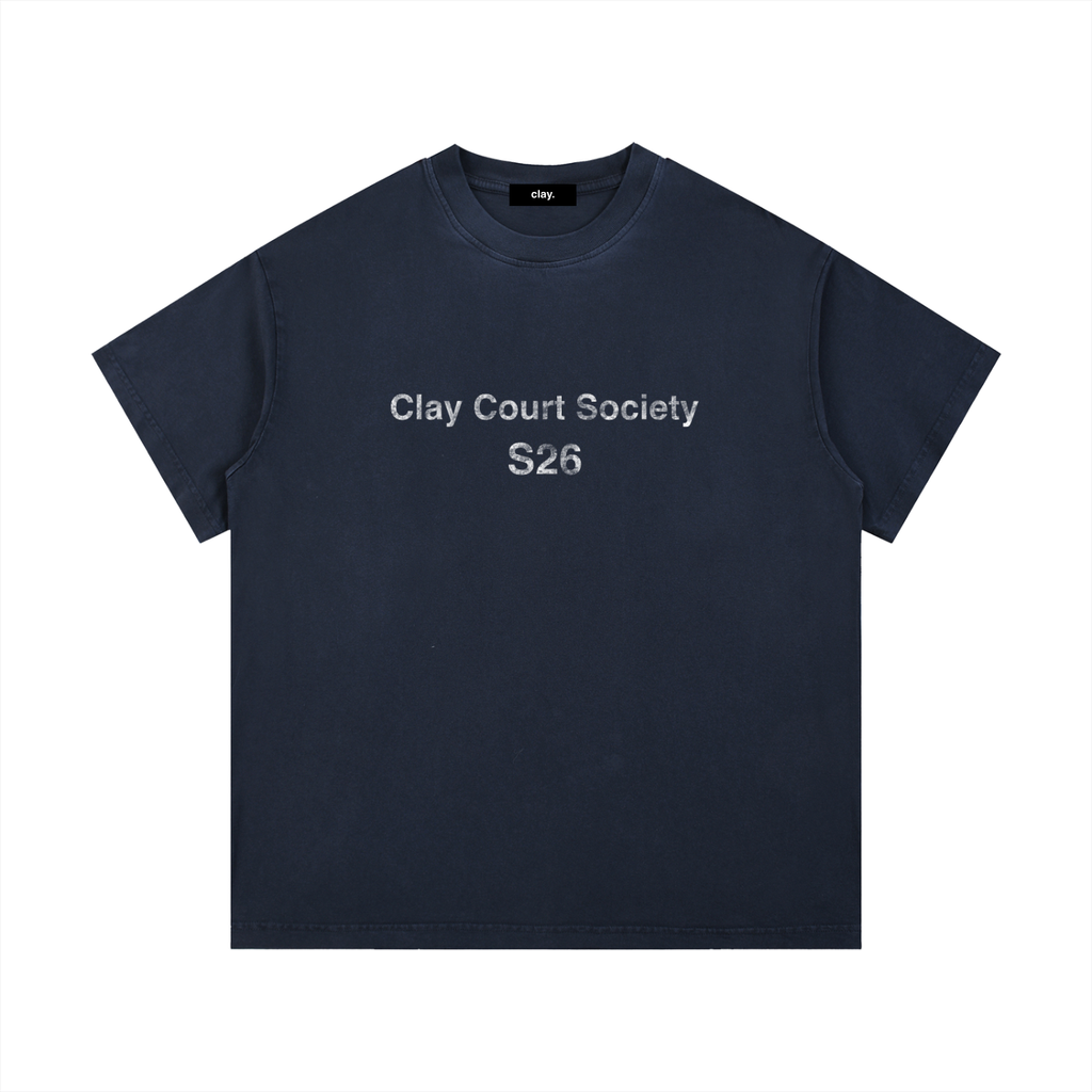Clay Court Society Washed Tee